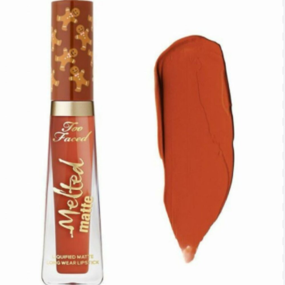 New! Too Faced Melted Matte Liquified Longwear Lipstick - Gingerbread Scented